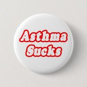 Asthma Ist zum Kotzen Button (Vorderseite)