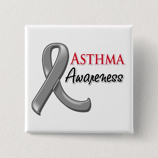 Asthmabewusstsein Button (Vorderseite)