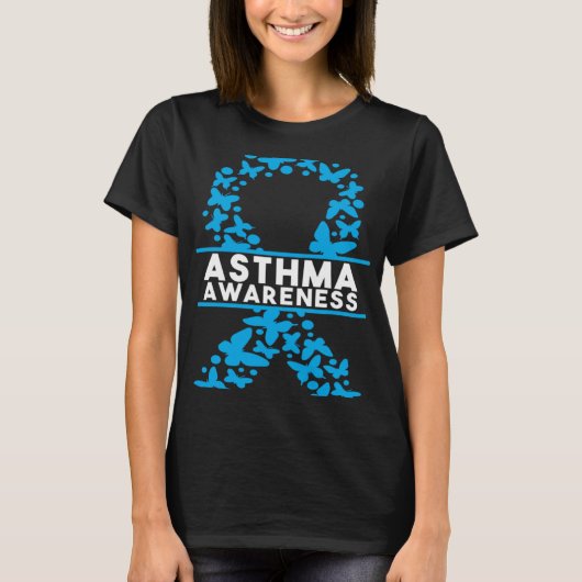Asthmabewusstsein T-Shirt (Vorderseite)