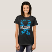 Asthmabewusstsein T-Shirt (Vorne ganz)