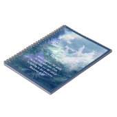Astilbe Blue Mist Romans 8:28 Notizblock (Linke Seite)