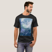 Astilbe Blue Mist Romans 8:28 T-Shirt (Vorne ganz)