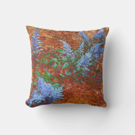 Astilbe Dusty Blue an Bord Kissen