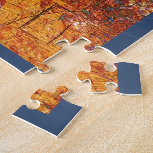 Astilbe Dusty Blue an Bord Puzzle (Seite)