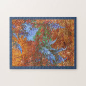 Astilbe Dusty Blue an Bord Puzzle (Horizontal)