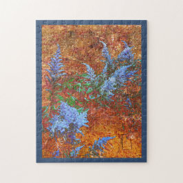 Astilbe Dusty Blue an Bord Puzzle