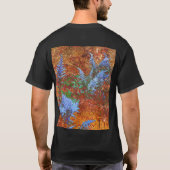 Astilbe Dusty Blue an Bord T-Shirt (Rückseite)