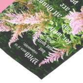 Astilbe mit Mark 10:27 Kurzer Tischläufer (Ecke)