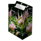 Astilbe mit Mark 10:27 Mittlere Geschenktüte (Vorderseite Schrägansicht)
