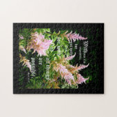 Astilbe mit Mark 10:27 Puzzle (Horizontal)