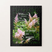 Astilbe mit Mark 10:27 Puzzle (Vertikal)