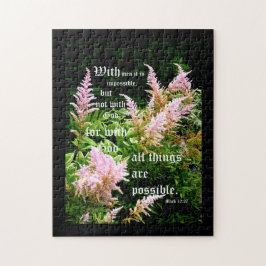 Astilbe mit Mark 10:27 Puzzle