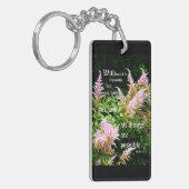 Astilbe mit Mark 10:27 Schlüsselanhänger (Vorderseite links)