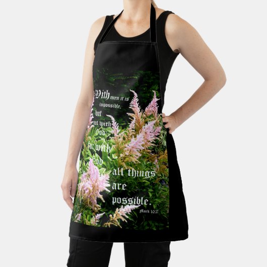 Astilbe mit Mark 10:27 Schürze (InSitu)