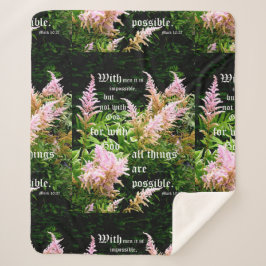 Astilbe mit Mark 10:27 Sherpadecke