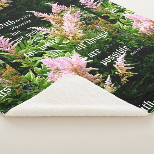Astilbe mit Mark 10:27 Sherpadecke (3/4)