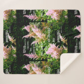 Astilbe mit Mark 10:27 Sherpadecke (Vorderseite (Horizontal))