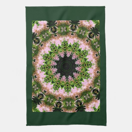 Astilbe Wreath Geschirrtuch (Vertikal)