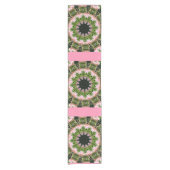 Astilbe Wreath Kurzer Tischläufer (Vorderseite)