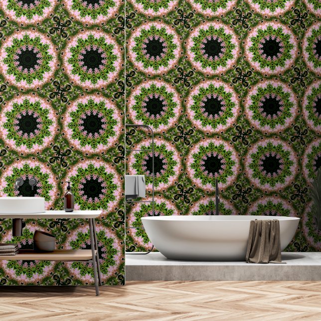 Astilbe Wreath Tapete (Badezimmer)