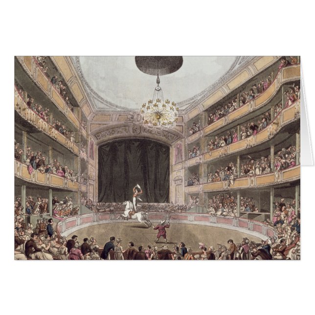 Astleys Amphitheatre von Ackermanns (Vorderseite (Horizontal))