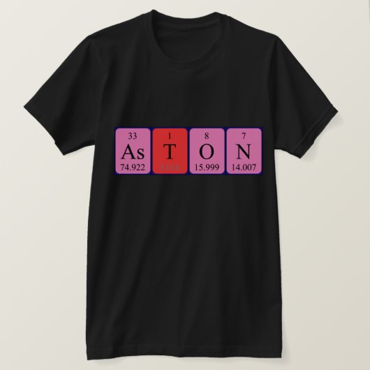 Aston Periodenname Shirt (Design vorne)