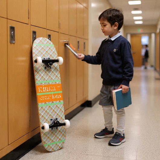 Aston Plaid Skateboard