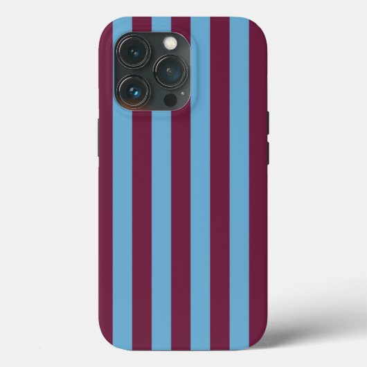 Aston Villa Stripes Case-Mate iPhone Hülle (Rückseite)