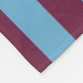 Aston Villa Stripes Fleecedecke (Ecke)
