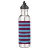 Aston Villa stripes football club colors premier l Edelstahlflasche (Rechts)