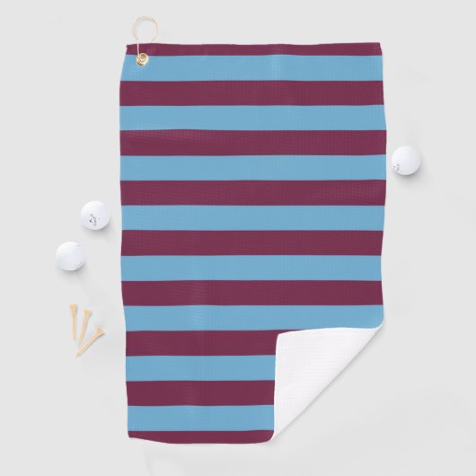 Aston Villa Stripes Golfhandtuch (Insitu)