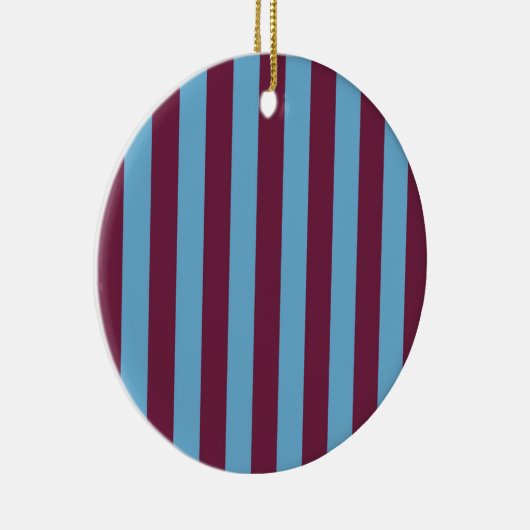 Aston Villa Stripes Keramik Ornament (Rechts)