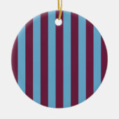 Aston Villa Stripes Keramik Ornament (Vorne)