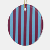 Aston Villa Stripes Keramik Ornament (Links)