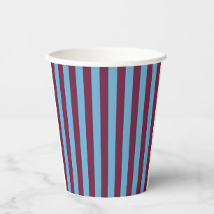 Aston Villa Stripes Pappbecher