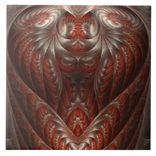 Astonish Me Abstrakt Heart Design Keramik Tile Fliese (Vorderseite)