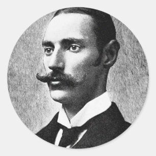 Astor IV ~ John Jacob Kapitalist Erfinder Runder Aufkleber