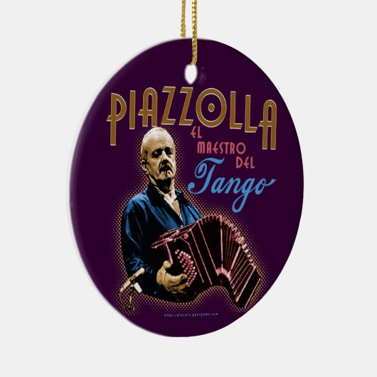 Astor Piazzolla Keramik Ornament (Rechts)
