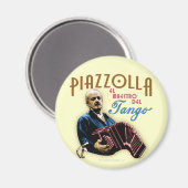 Astor Piazzolla Magnet (Vorderseite/Rückseite)
