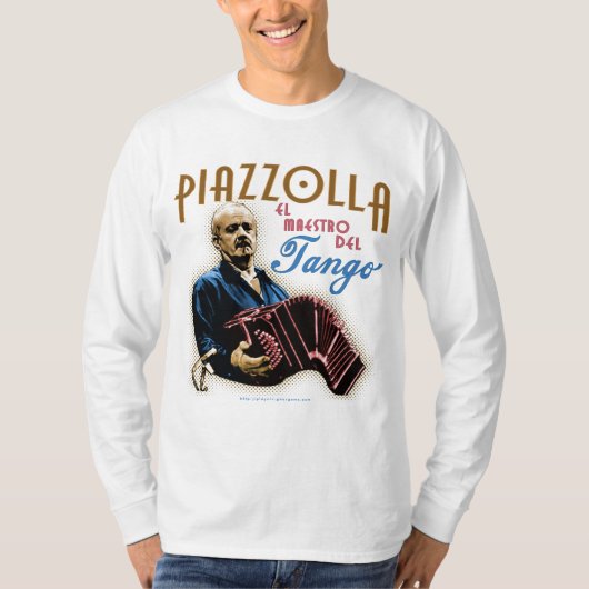 Astor Piazzolla T-Shirt (Vorderseite)