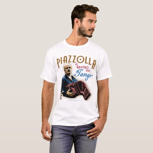 Astor Piazzolla T-Shirt (Vorne ganz)