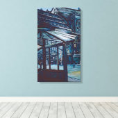 Astor Place Aborigines, New York City Leinwanddruck (Insitu (Holzboden))