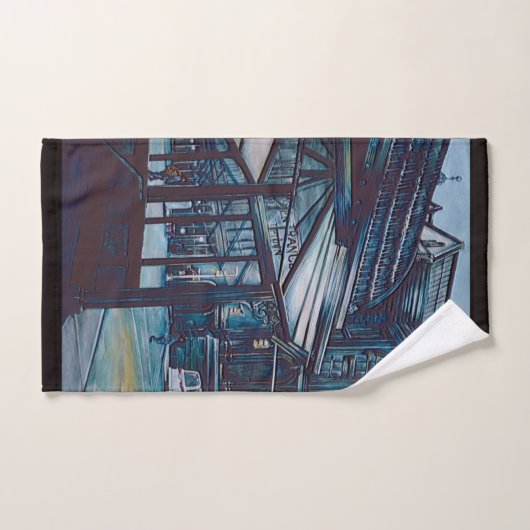 Astor Place Aborigines, NYC Badhandtuch Set (Handtuch)