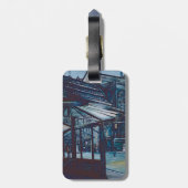 Astor Place Aborigines, NYC Gepäckanhänger (Rückseite vertikal)