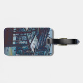 Astor Place Aborigines, NYC Gepäckanhänger (Rückseite horizontal)