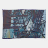 Astor Place Aborigines, NYC Geschirrtuch (Horizontal)