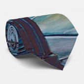 Astor Place Aborigines, NYC Krawatte (Gerollt)