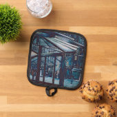 Astor Place Aborigines, NYC Topflappen (Oben Unten)