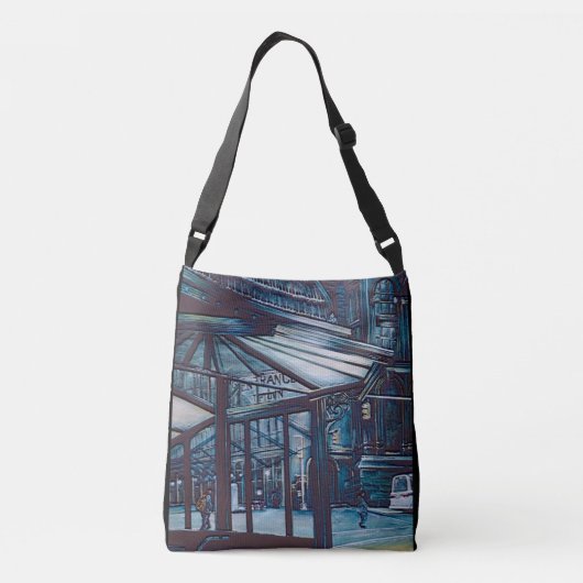 Astor Place Aborigines, NYC Tragetaschen Mit Langen Trägern (Rückseite)