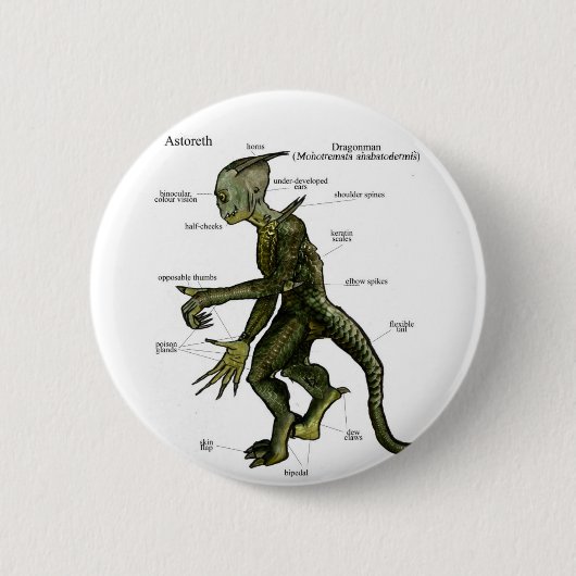 Astoreth: Dragonman Button (Vorderseite)